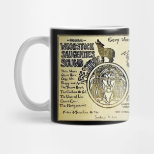 Woodstock Saugerties Sound Out original poster Mug